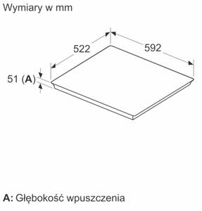 Płyta indukcyjna BOSCH PVQ61CHB1E Czarny mat