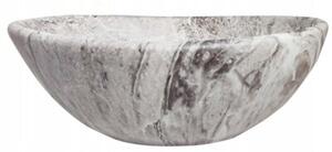 Umywalka nablatowa Estiva ROSTA Marmo Gray marmur szara 34x27x12 cm 1 szt