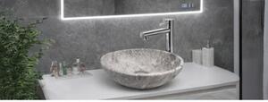 Umywalka nablatowa Estiva ROSTA Marmo Gray marmur szara 34x27x12 cm 1 szt