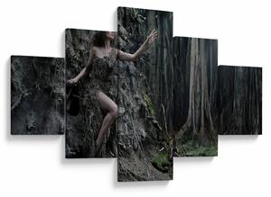 Obraz - Leśna wróżka (125x70 cm)