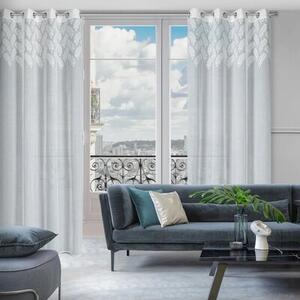Firana gotowa EUROFIRANY Anet 140 x 250 cm BiaÅy
