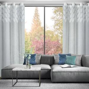 Firana gotowa EUROFIRANY Anet 140 x 250 cm BiaÅy