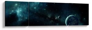 Obraz - Życie w kosmosie (170x50 cm)