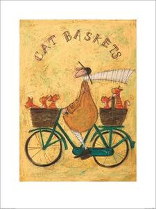 Druk artystyczny Sam Toft - Cat Baskets, (30 x 40 cm)