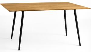 Stół prostokątny do jadalni kuchni IVO 160x90x75 Dąb