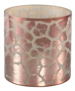 Różowy szklany świecznik DESIREE GIRAFFE