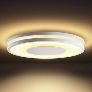 Philips Hue Inteligentna lampa sufitowa Being, możliwość ściemniania, biały / opal, salon / jadalnia, aluminium, nowoczesny