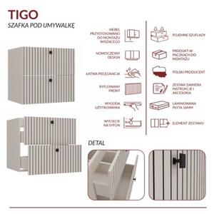 Szafka łazienkowa TIGO 60/2S kaszmir 60x45,5x57 1 szt