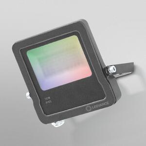 LEDVANCE SMART+ WiFi Floodlight, RGBW, szary, 30W