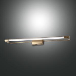 Fabas Luce Kinkiet LED Rapallo, mosiądz, IP44, 60 cm