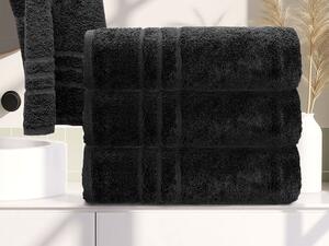 Ręcznik kąpielowy Comfort Maxi 100x180 cm czarny, 100% bawełna
