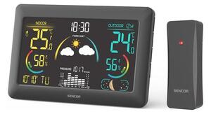 Sencor Sencor - Stacja meteorologiczna z kolorowym wyświetlaczem LCD i budzikiem 3xAA FT1027