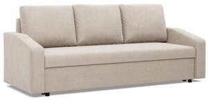 Kanapa rozkÅadana, BLOM, velvet, 220x92x92 cm, beÅ¼owy | TYLETEGOTU