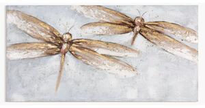 Obraz EUROFIRANY 662 120 x 60 cm Popielaty