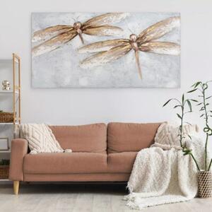 Obraz EUROFIRANY 662 120 x 60 cm Popielaty