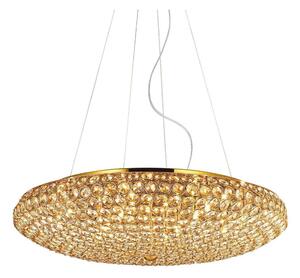 Ideal Lux Ideal Lux - LED Żyrandol kryształowy na lince KING 12xG9/3W/230V śr. 65 cm złoty ID088020