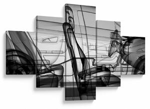 Obraz - Model samochodu 3D (125x70 cm)