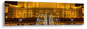 Obraz - Pałac Parlamentu, Bukareszt Rumunia (170x50 cm)