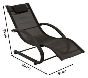 Leżak PATIO Valery 47262 Antracyt
