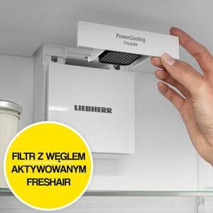 Lodówka LIEBHERR KGNsf 57Va03 No Frost 201.5cm Srebrna