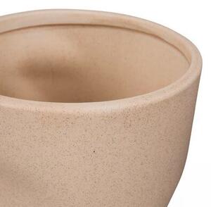 Wazon MY HOME Twist 14 x 14 x 30 cm Beżowy