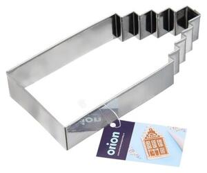 Wykrawacz do ciastek stalowy domek 12 cm
