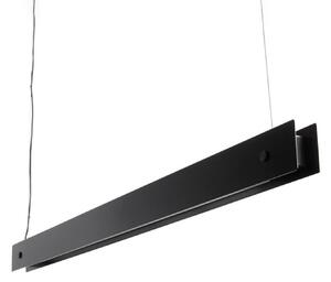 Lampa Wisząca FRANDSEN, Bridge, ściemnialny, czarny, salon, metal, design
