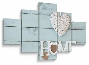 Obraz - I love home (125x70 cm)