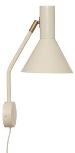 Lampa Ścienna FRANDSEN, Lyss, beżowy, salon, metal, design