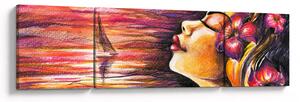 Obraz - Wspomnienia lata (170x50 cm)