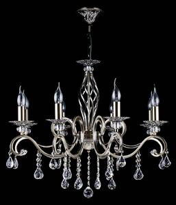 Maytoni Żyrandol Grace, możliwość ściemniania, mosiężny / złoty, salon / jadalnia, metal