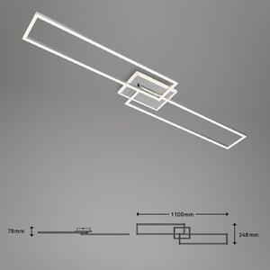 Briloner Lampa sufitowa LED Frame S CCT 110x24,8 aluminium