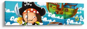 Obraz - Skarb piratów (170x50 cm)