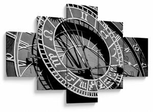 Obraz - Zegar astronomiczny, Praga, Czechy (125x70 cm)