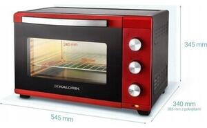 Mini piekarnik KALORIK TKG OT 2034 CRL RD Czerwony