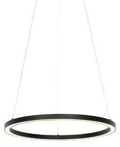 Inteligentna lampa wisząca czarna 60 cm z diodami LED i RGBW - Girello Oswietlenie wewnetrzne