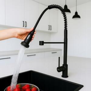 Bateria kuchenna stojąca Estiva Ansea Black elastyczna czarna 50 cm 1 szt