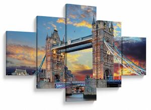 Obraz - Tower Bridge, Londyn, Anglia (125x70 cm)