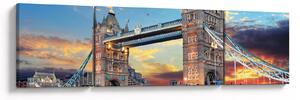 Obraz - Tower Bridge, Londyn, Anglia (170x50 cm)