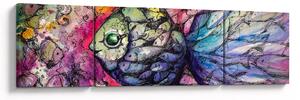 Obraz - Kolorowa rybka (170x50 cm)