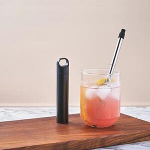 Słomka LEXON Nomaday UV Straw Czarny