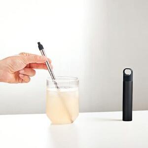 Słomka LEXON Nomaday UV Straw Czarny