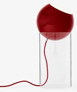 Lampa Podłogowa &Tradition, czerwony, salon, aluminium, design