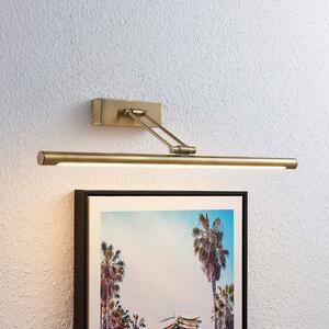 Oświetlenie obrazów LED Lucande Dimitrij, mosiądz, metal, 54cm Dimitrij, brązowy / mosiężny, salon / jadalnia, metal, antyczny