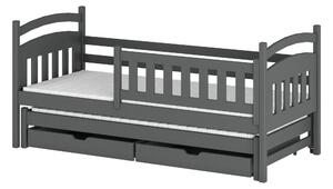 GALAXY 80x180 grafit łóżko piętrowe Lano Meble