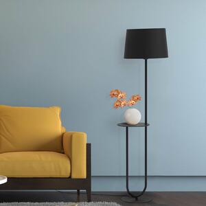 Aluminor Lampa stojąca Duo, czarny, salon / jadalnia, metal, nowoczesny