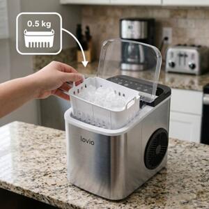 Kostkarka do lodu LOVIO LVIM002SL Inox