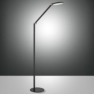 Fabas Luce Lampa stojąca LED Regina, możliwość ściemniania, czarny, salon / jadalnia, metal, nowoczesny
