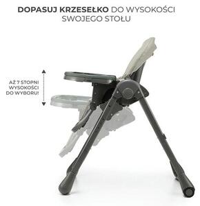 Krzesełko do karmienia KINDERKRAFT Tummie Szary