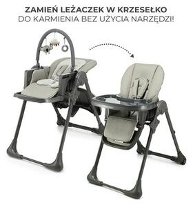 Krzesełko do karmienia KINDERKRAFT Tummie Szary